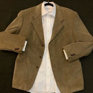 MILANO Corduroy 3 Button Sport Jacket - Egg Crate Textured